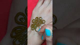 Easy Mehndi Design Ganesh Chaturthi Special Mehndi Mehndi Design mehndi akkishaarts [upl. by Yedsnil]