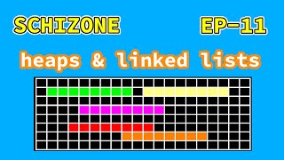 a heap from scratch in x86 assembly  SCHIZONE EP11 [upl. by Annodas]