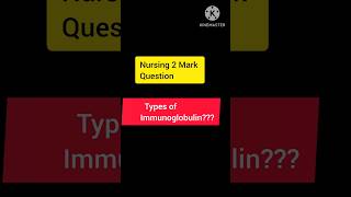 Types of immunoglobulinimmunoglobulinsimmunoglobulinnursingstudentnursingdrmgruniversity [upl. by Kele]