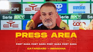 PRESS AREA  VIVARINI NEL DOPO GARA DI CATANZAROREGGIANA🎙️ [upl. by Nallaf209]