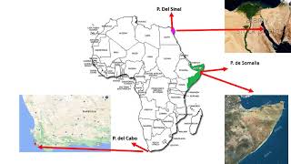 Accidentes Geográficos de África Penínsulas2021 [upl. by Christiano317]