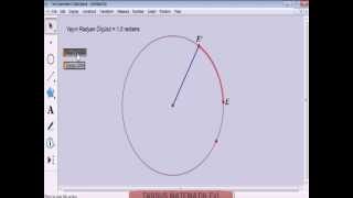 Geometers Sketchpad Radianarc [upl. by Nesyla586]