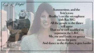 Lana Del Rey  Doin Time Lyrics [upl. by Hoang]