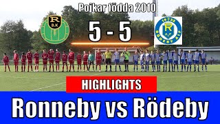 RÖDEBY VS RONNEBY 55 HIGHLIGHTS POJKAR FÖDDA 2010 [upl. by Odlavso]