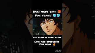 Baki made a gift for yujiro 🥶😈 ytshort bakivsyujirofinalfight bakihanmaseason2 bakihanma shots [upl. by Spooner810]