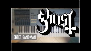 Ghost  Enter Sandman  KEYBOARD Intro Cover [upl. by Nnylaehs]