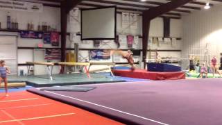 Front handspringfront layoutfront tuck [upl. by Claybourne]