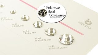 About Preciosa Crystal Rhinestones Sizes and SS Stone Size Conversion Chart [upl. by Ina]