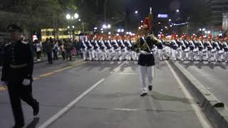 Escuela Militar 2018 Penachos Rojos Rumbo a Desfile Las Condes [upl. by Darbie997]