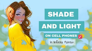 How to render your design in infinite painterHow to add light to your drawing in infinite painter [upl. by Rhoades975]