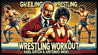 Karl Gotch’s Intense 22Minute Training Session with Antonio Inoki  Legendary Wrestling Workout [upl. by Turne]