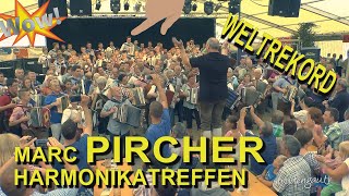 Marc Pircher  Weltrekord  auf der Steirischen Ziehharmonika [upl. by Odnumde795]