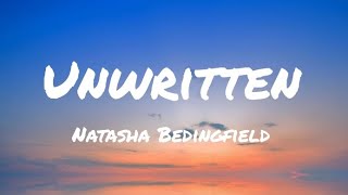 Natasha Bedingfield  Unwritten Lyrics [upl. by Araek]