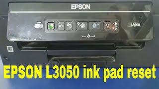 epson l3050 ink pad reset [upl. by Haag850]