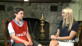 2013 US Amateur Matt Fitzpatricks Brother and Caddie Alex [upl. by Corsiglia]