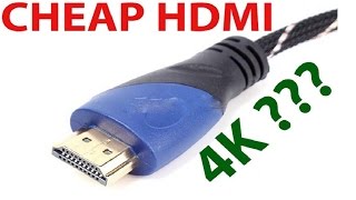 HDMI Cable V14 BRAIDED 5M  REVIEW AND TEST 4K [upl. by Atnoek]