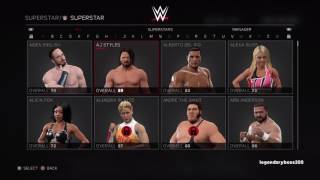 How To Start Career Mode as WWE Superstars  WWE 2K17 Career Mode [upl. by Finer]