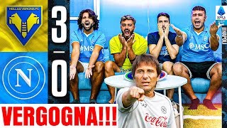 🤬 VERGOGNA VERONA 30 NAPOLI  LIVE REACTION NAPOLETANI HD [upl. by Silrak]