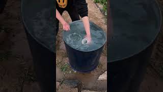 Simple process of draining water from a drain or tank [upl. by Ddat]