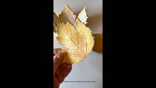 Diy feuilles dautomne autumn diy autumnhome falldecore [upl. by Eilyr]