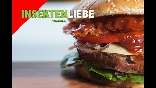 ❌Insektenburger  Variante Big Kahuna Burger mit Mehlwürmer [upl. by Lou]