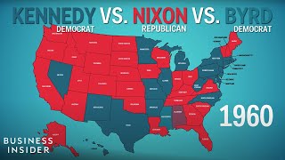 How The States Voted In Every Presidential Election [upl. by Ennoid]