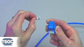 How to Terminate an RJ45 CAT5E ToolLess Keystone Module  The TSOC™ Minute ep 5 [upl. by Ramsden317]