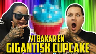 Skapar En GIGANTISK CUPCAKE [upl. by Ahsata550]