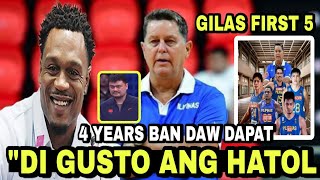 4 Years BAN DAW DAPAT si JUSTIN BROWNLEE  FIRST 5 ni COACH TIM CONE DAMING COMBINATION [upl. by Larkin]