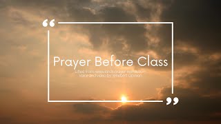 Prayer Before Class  Prayer Before Online Class with Voice English [upl. by Charlie954]