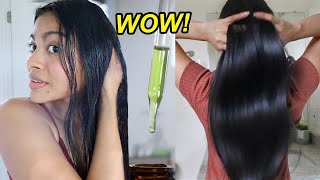 I left PURE AMLA OIL on my hair overnight amp THIS HAPPENED before amp after results [upl. by Tod728]