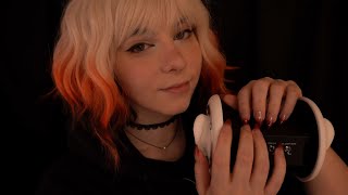 ASMR  Ear to Ear Whispering amp Gentle Brain Scratching  close up rain ramble [upl. by Nylla]