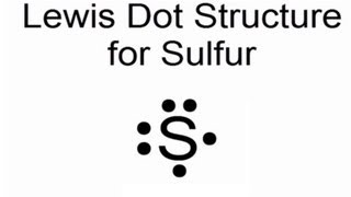 Lewis Dot Structure for Sulfur Atom S [upl. by Goren]