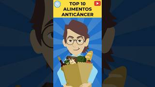 SALUD  TOP 10 ALIMENTOS ANTICÁNCER EstoEsLoQueSomos [upl. by Aihsatan378]