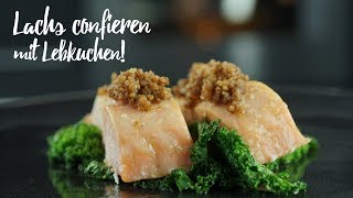 Confierter Lachs mit Lebkuchen Gourmondo Food Studio [upl. by Hattie]