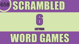 Scrambled Word Games  Can you guess all scrambled words Jumbled Words Guess the Word Games [upl. by Akinod154]