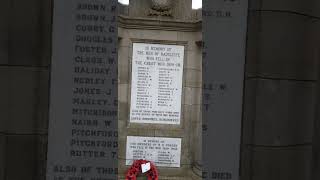 THE VILLAGE THAT DIED RADCLIFFE WAR MEMORIAL AMBLE NORTHUMBERLAND [upl. by Nij]