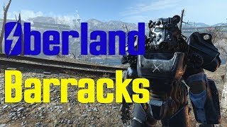 Oberland Station Barracks  Fallout 4 Minutemen Settlement [upl. by Enimzaj]