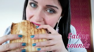 ASMR ITA eating sounds  toast e patatine  Denny Asmr [upl. by Mailliwnhoj16]