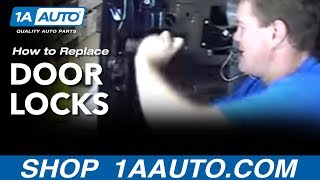 How To Install Replace Door Locks Chevy GMC Truck Silverado Sierra Yukon Tahoe Suburban  1AAutocom [upl. by Lehcer]