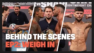 Fight Week Day 2 Benn vs Algieri Taylor vs Sharipova  Weigh In Behind The Scenes [upl. by Downey868]