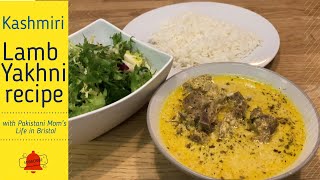 How to cook Dood wali Lamb Yakhni Aab Gosht Kashmiri Dish Kashmiri milk lamb curry Pakistani Mom [upl. by Ledeen757]