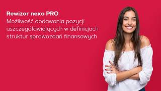 Rewizor nexo PRO – dodawanie pozycji uszczegóławiających w definicjach struktur sprawozdań [upl. by Inavihs]