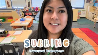 Subbing Transitional Kindergarten TK [upl. by Streeter]