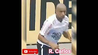 Roberto Carlos Goal carlos robertocarlos gkpekanbaru goalmoment brazil realmadrid leftback [upl. by Arded]