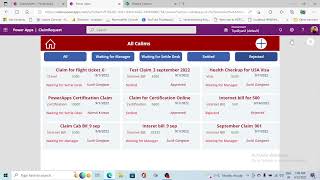 PowerApps Filter Claims Gallery  EditView Request Form PowerApps Claim Request Part 5 [upl. by Natehc]