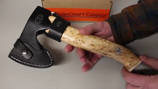 Karesuando Bushcraft Axe view by www bushcraftcanada com [upl. by Ijan]