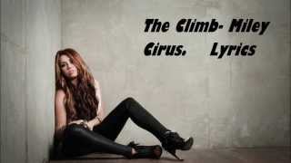 The climb lyrics [upl. by Aseek]