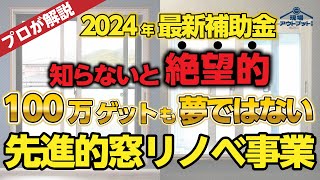 【2024年最新速報】補助金額が驚異的に支給される大チャンス補助金を活用しないと必ず損してしまいます【先進的窓リノベ事業】 [upl. by Jason]