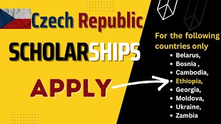 Government of the Czech Republic Scholarship 20242025 [upl. by Ived]